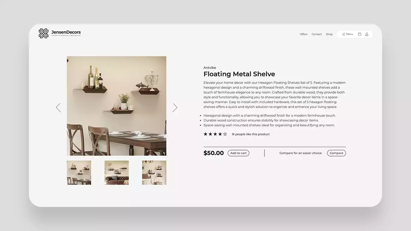JensonDecor product details