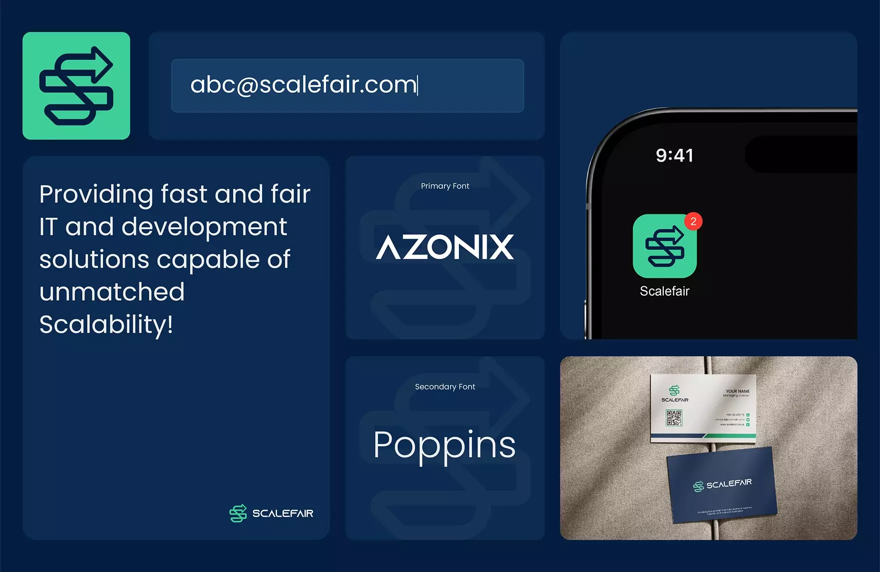 Brand cards mockup