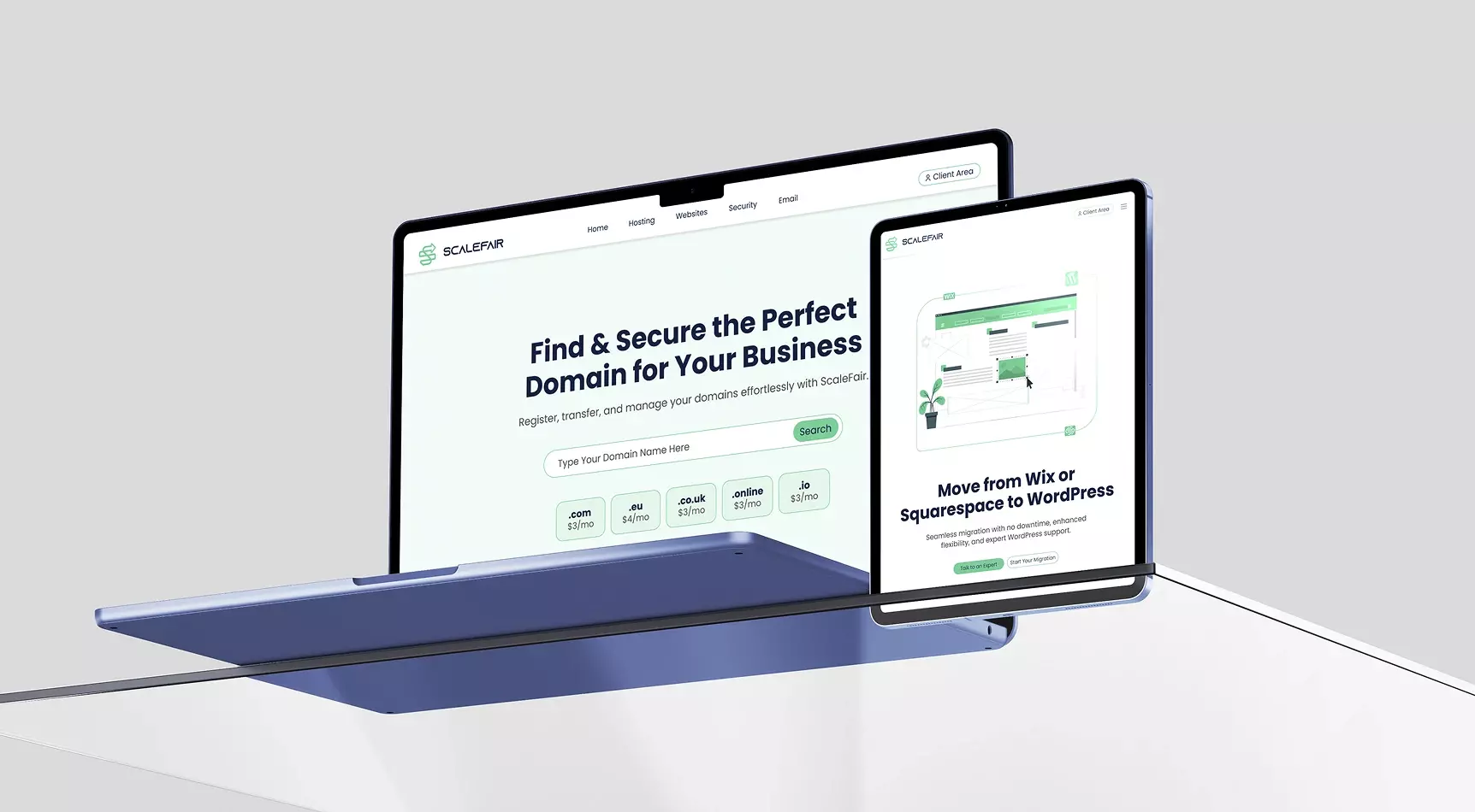 Device mockups