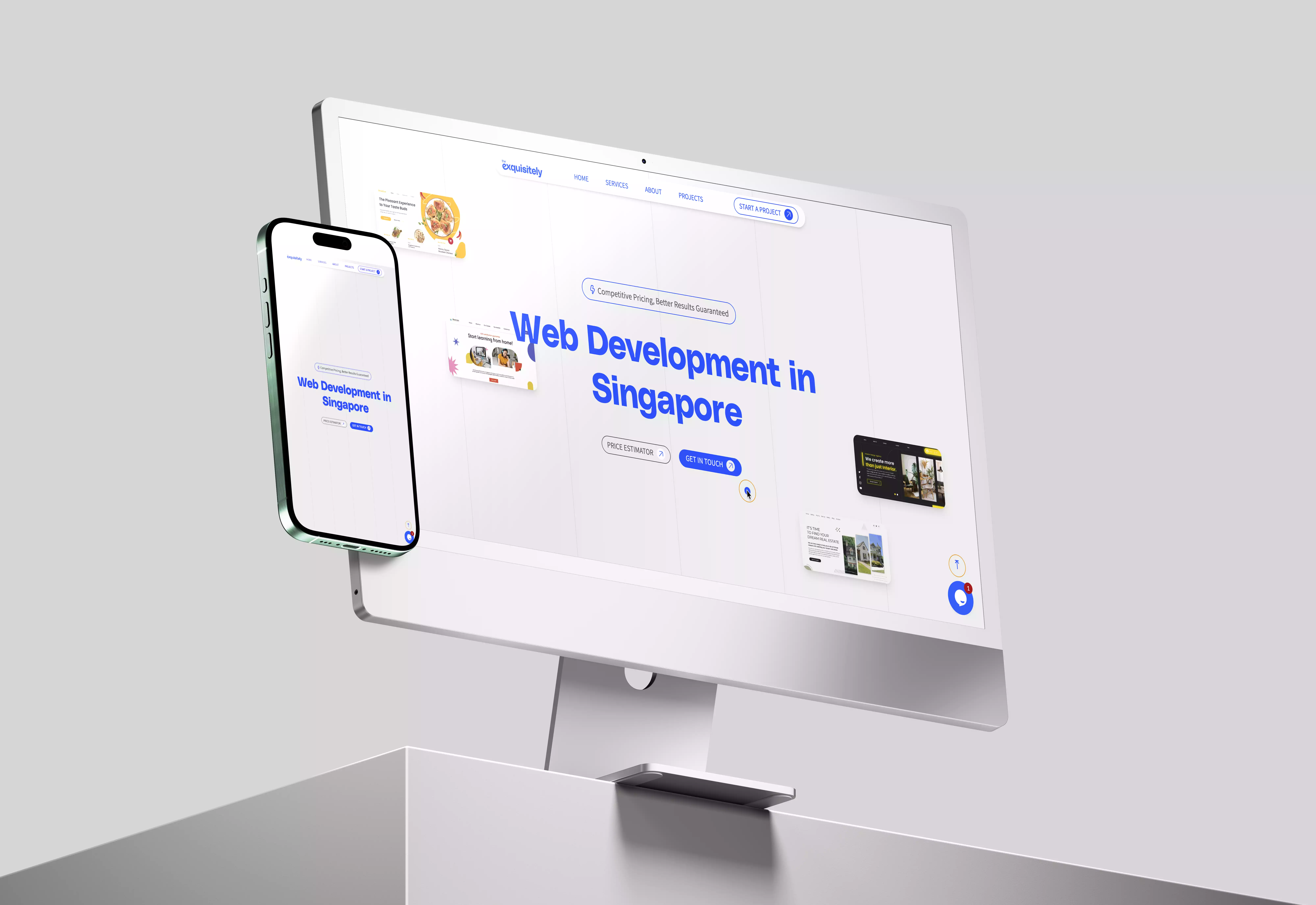 TheExquisitely responsive design